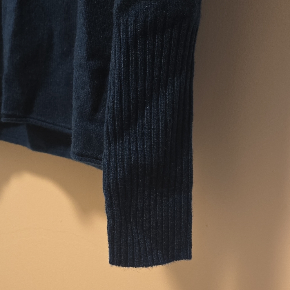 NAADAM Blue Crew Neck Sweater - Picture 5 of 6